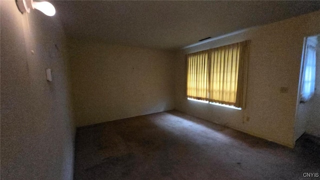 empty room featuring carpet flooring