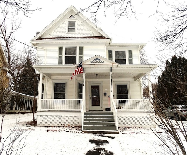 view of front of property