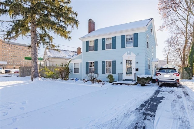 view of front of home