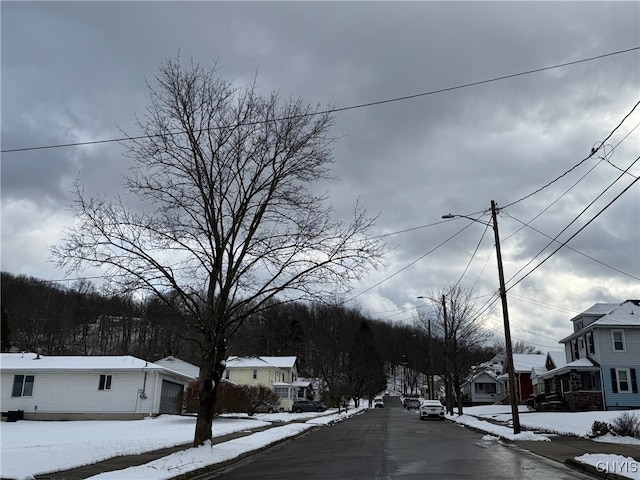 view of road