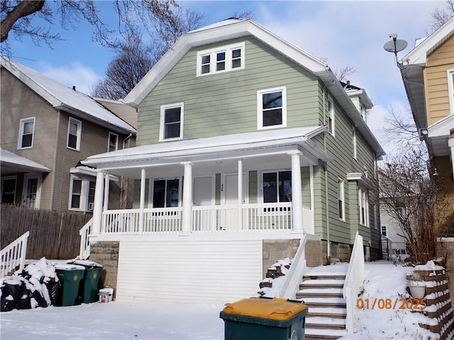 view of front of home