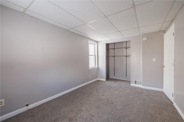 unfurnished room featuring carpet floors