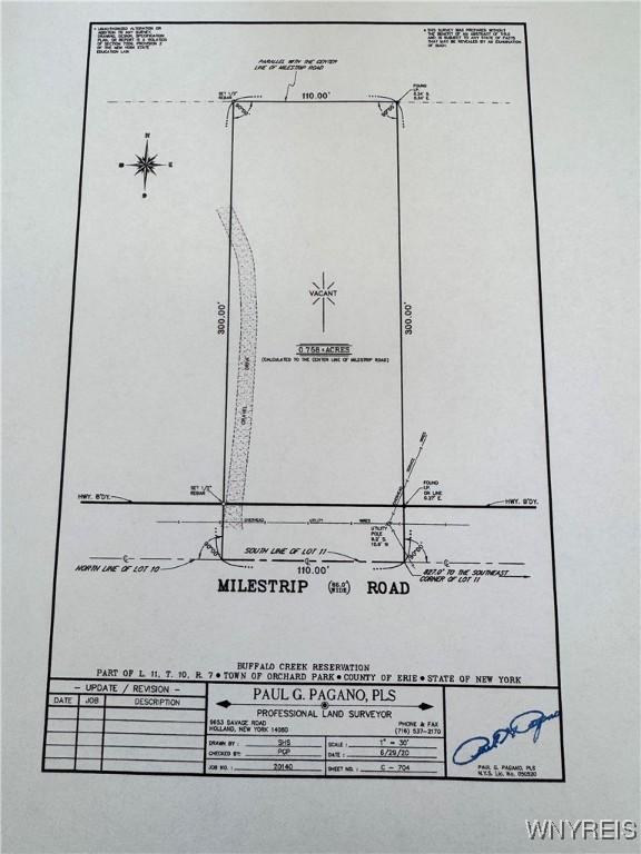 V/L Milestrip Rd, Orchard Park NY, 14127 land for sale