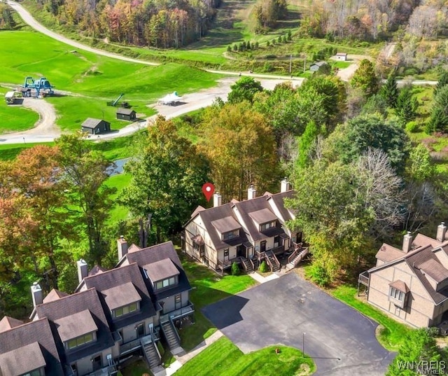 bird's eye view featuring a residential view