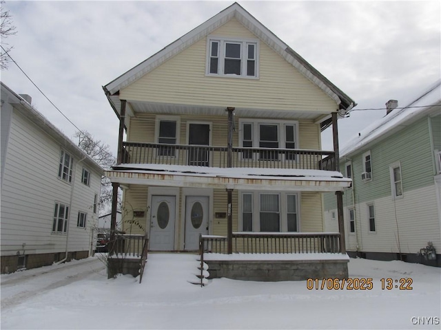 view of front of home