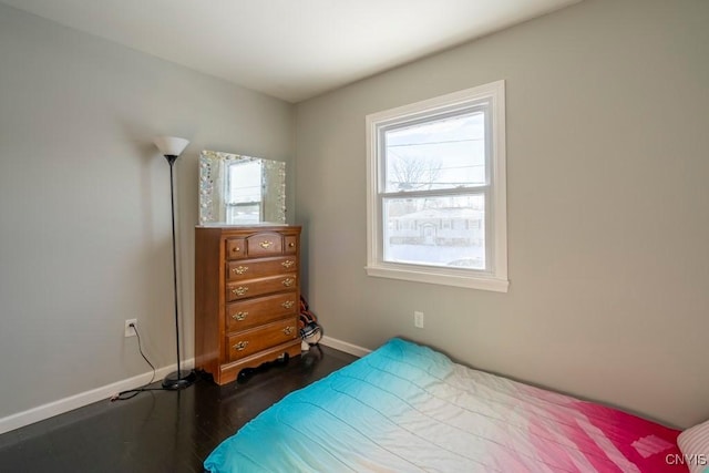 bedroom with multiple windows