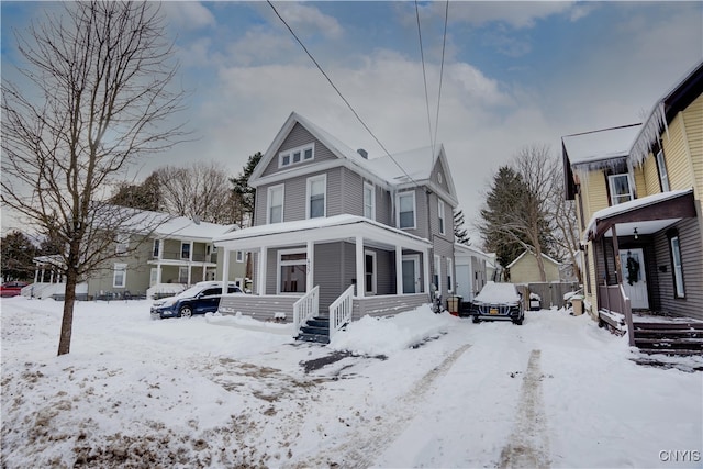 victorian house with a porch