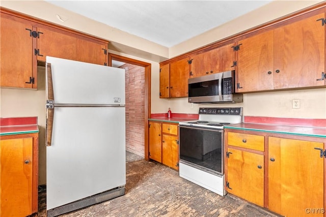 kitchen featuring white appliances