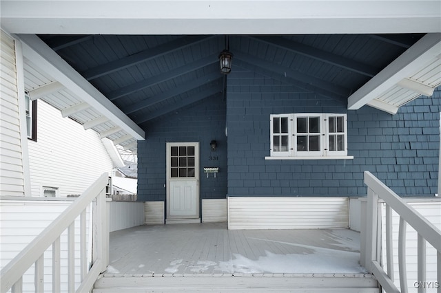 view of entrance to property