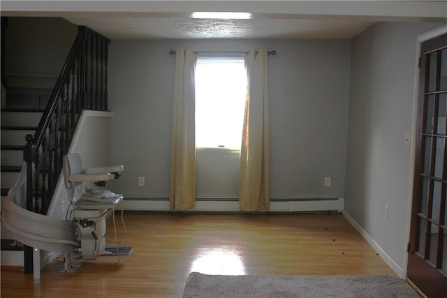 interior space featuring light hardwood / wood-style floors