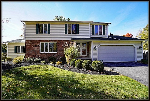 view of front property with a front yard