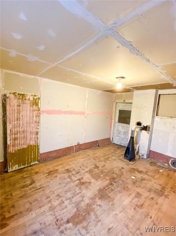 interior space with wood-type flooring