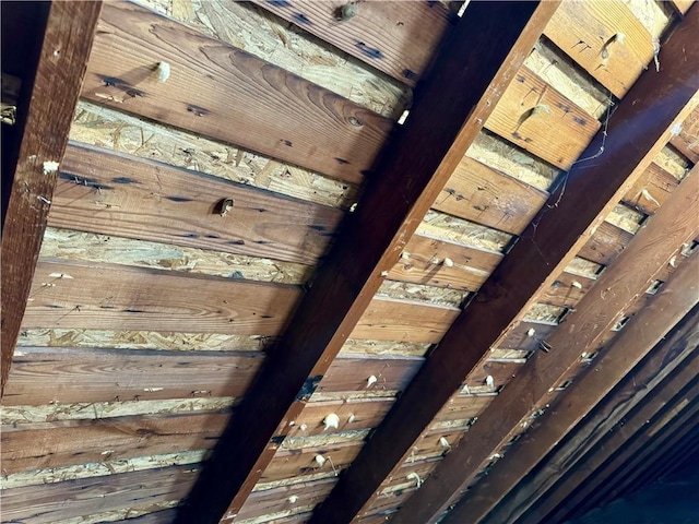 room details with wooden ceiling