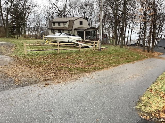 view of front of home