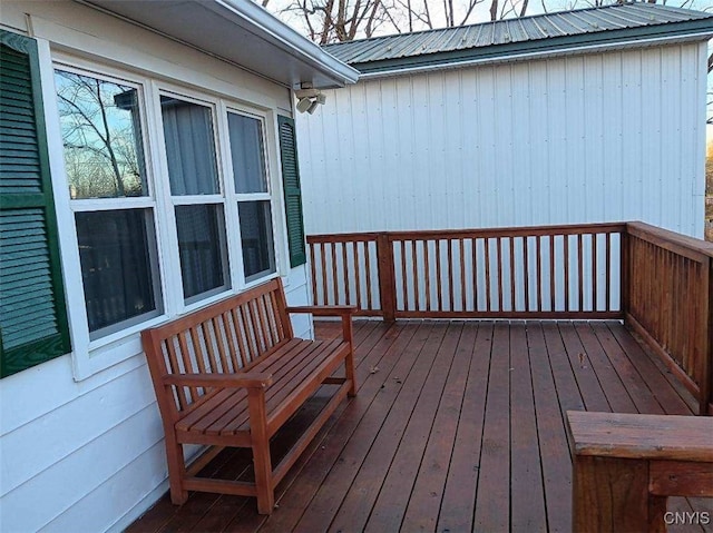 view of deck