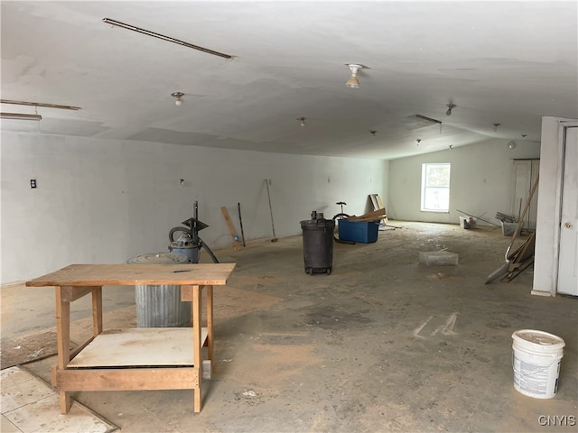 view of basement