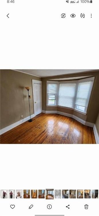 interior space featuring hardwood / wood-style flooring