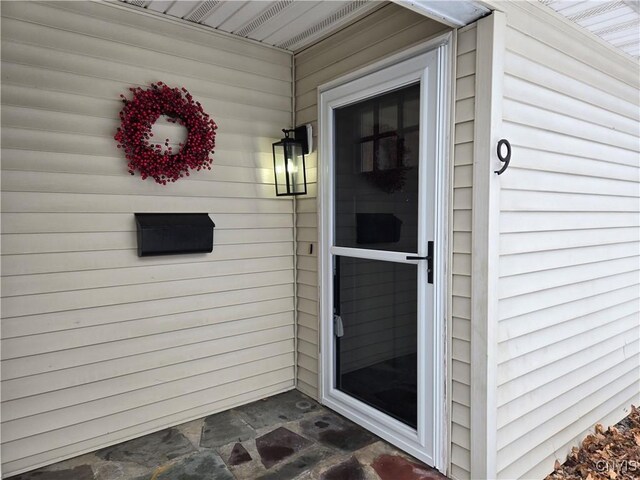 view of entrance to property