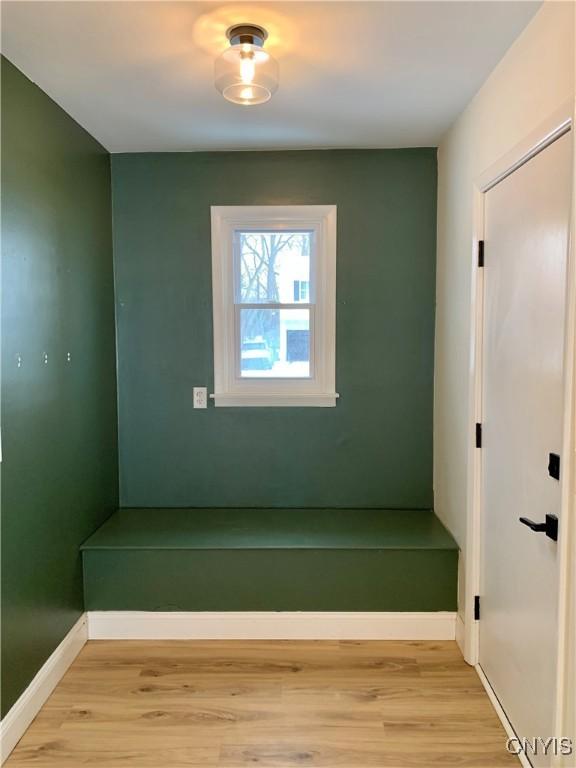 interior space featuring light hardwood / wood-style floors