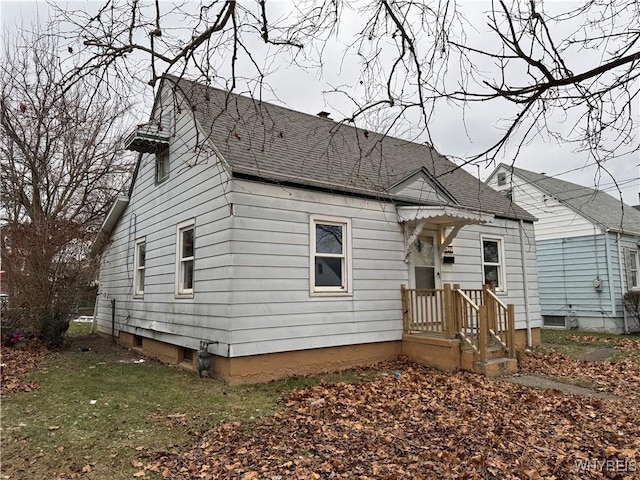 view of bungalow-style home