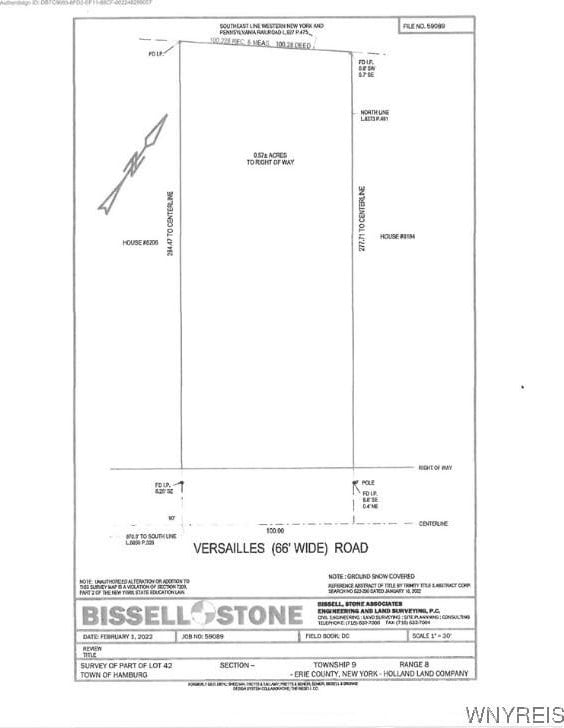 6194 Versailles Rd, Hamburg NY, 14075 land for sale