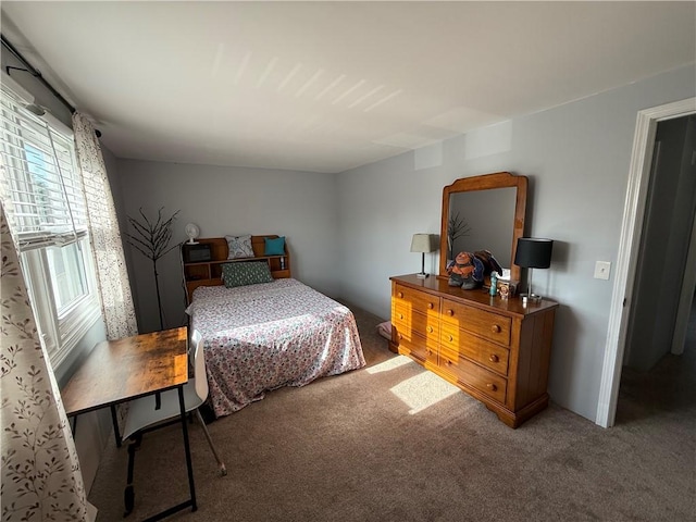 bedroom featuring carpet flooring