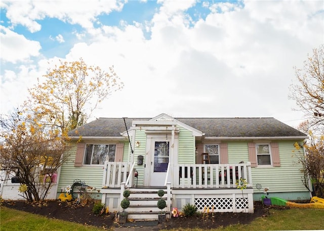 view of front of home