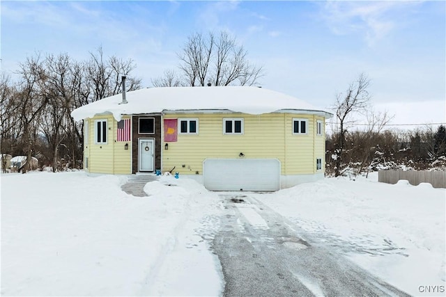 view of front of home