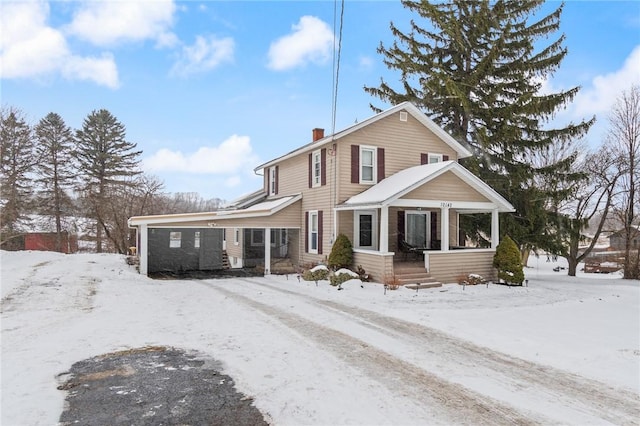 view of front of property