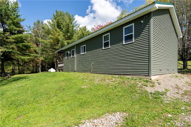 9539 Bronson Rd, Dansville, NY 14572 - view of property exterior featuring a lawn