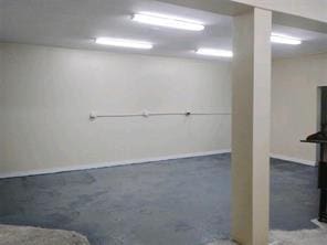 view of basement