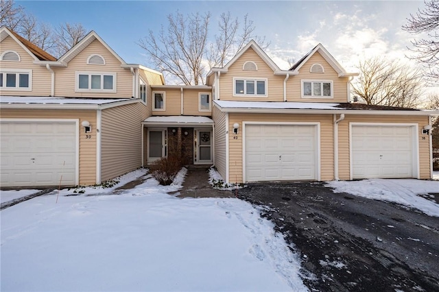 front facade featuring a garage