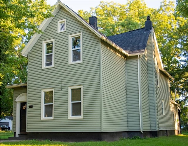 view of back of property