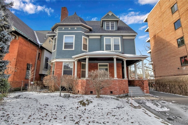 view of front of house featuring a porch