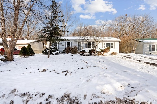 view of front of home