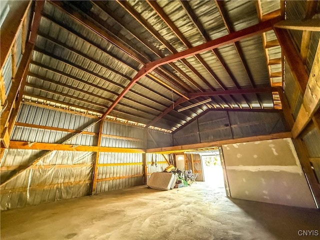 view of horse barn