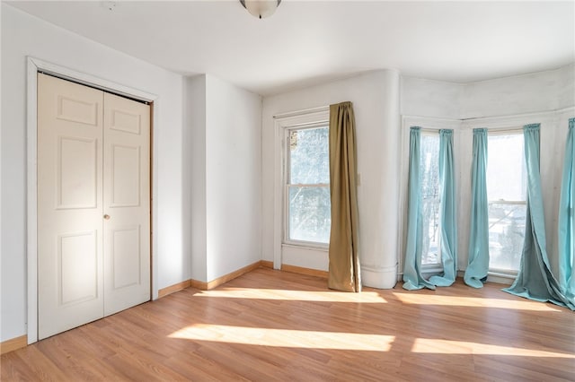 interior space featuring light hardwood / wood-style flooring