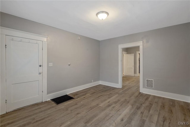 foyer featuring light wood-type flooring