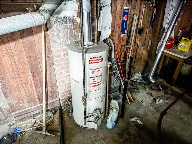 utilities with gas water heater