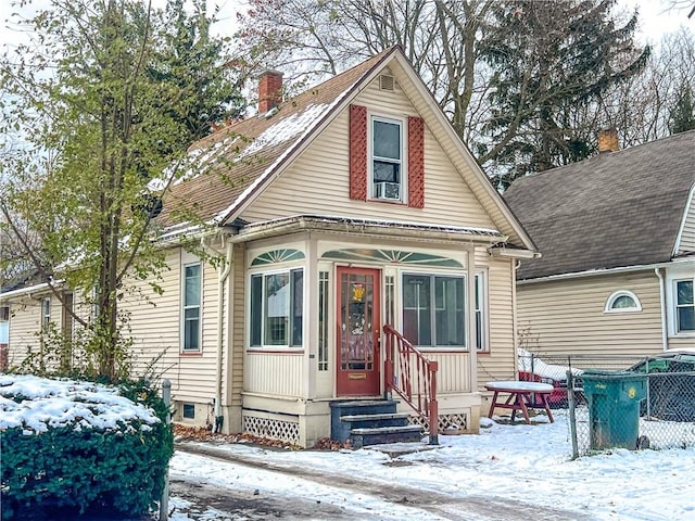 view of front of house