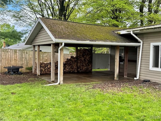 5902 N Rd, Owasco, NY 13021 - view of yard with a patio area