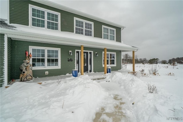 view of front of home