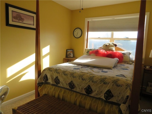 bedroom featuring carpet floors