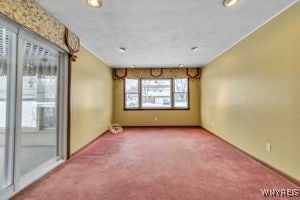 spare room featuring carpet flooring