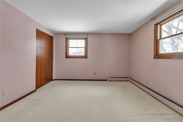 spare room featuring carpet