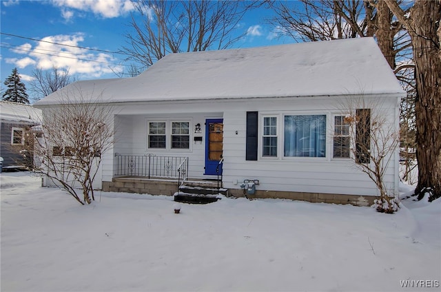 view of front of home