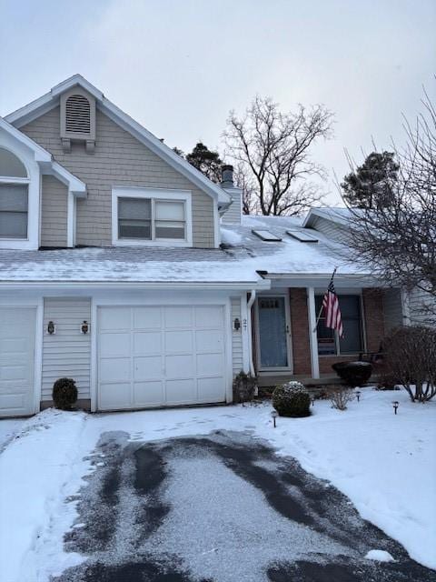 front facade featuring a garage