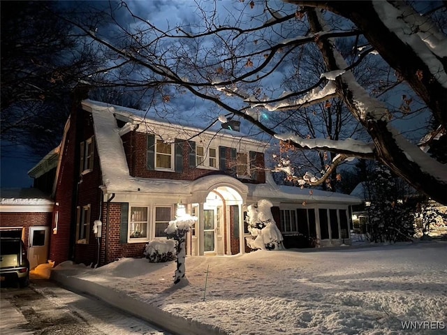 view of front of house