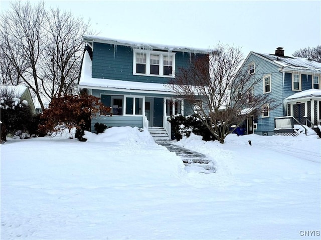 view of front of property