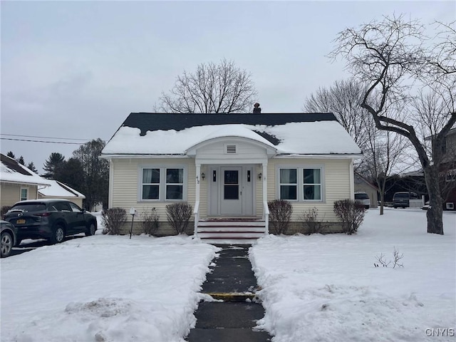 view of bungalow-style house